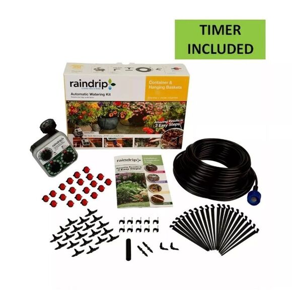 Raindrip Automatic Watering Kit for hanging baskets unused new in opened box - Picture 1 of 12